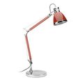 LAMPE A POSER  Lampe de bureau KLASS rouge & chrome