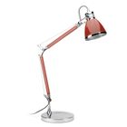 LAMPE A POSER  Lampe de bureau KLASS rouge & chrome