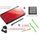 CONSOLE DS LITE CRIMSON D OCCASION + CHARGEUR + 3