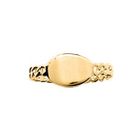  Bague plaque ovale