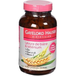 SUBSTITUT DE REPAS GAYELORD HAUSER Levure de bière & selenium 160g SUBSTITUT DE REPAS GAYELORD HAUSER Levure de bière & selenium 160g