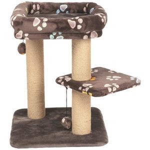 TRIXIE Arbre ? chat Jimmy carré - H58 cm - Taupe