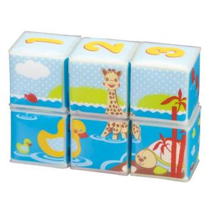 SOPHIE LA GIRAFE Cubes de Bain (lot de 6 cubes)