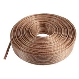 VALUELINE LSP-053RLC Câble haut-parleur en bobine - 2x 6.00 mm? - 100 m - Transparent