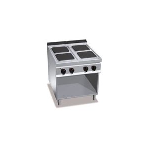 Cuisinière électrique 4x plaques carrées