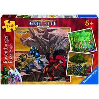 PUZZLE Puzzle Les Aventures De Gormiti - 3x49pcs