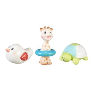 SOPHIE LA GIRAFE Set de 3 Jouets de Bain