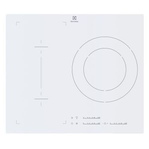 ELECTROLUX E6353IOW - Table de cuisson - Induction - 3 zones - 7400W - L59 x P52cm - Rev?tement verre - Blanc