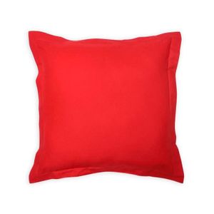 coussin decoratif rouge