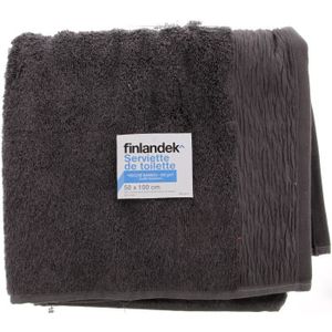 FINLANDEK Serviette RAPHIA - 70 x 140 cm - Violine