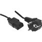  CORDON ALIMENTATION 3.00 M NOIR 3x1.00mm²