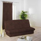 HOUSSE DE CANAPE  Housse de clic clac BETON CIRE coloris choco