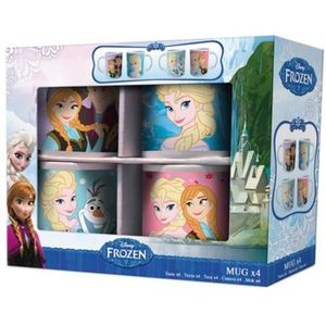 Coffret Mugs Reine Des Neiges X4
