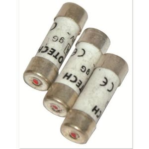 VOLTMAN Pack 3 Fusibles avec voyant de fusion 10,3 x 38 mm - 16 A - 400V