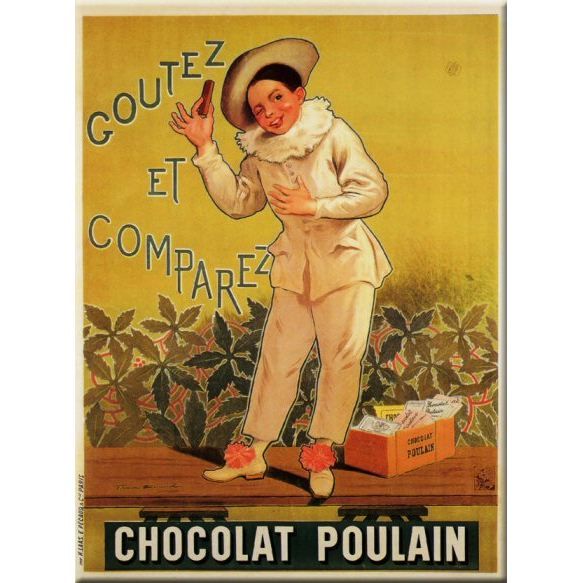 Plaque Metal 20x15cm Pub Retro Chocolat Poulain Achat Vente Tableau Toile Métal Cdiscount 