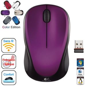 SOURIS Logitech Wireless Mouse M235 Vivid Violet