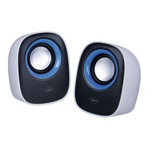 APM Enceintes USB 2.0 - 3W x 2RMS - Noir / Blanc