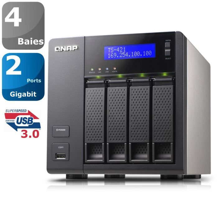 Nas 4 baies TS421 Achat / Vente serveur stockage nas QNAP Nas 4