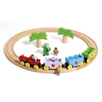 VEHICULE POUR CIRCUIT Train Babar en Bois Petit Circuit