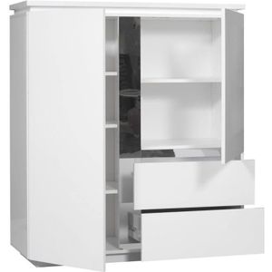 BUZZ Buffet 110 cm laqué blanc