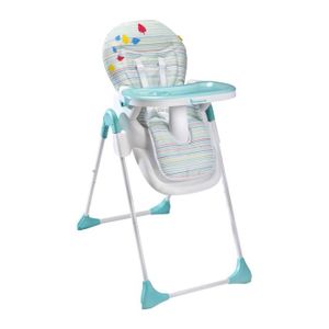BADABULLE Chaise Haute Easy - Blue/Grey