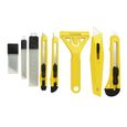 DECOUPE (CISEAUX - CISEAUX DE MACON - CUTTER - COUTEAUX - SCIE - LAMES - BROCHE) COGEX Cutter 5 pièces + lames 3x5