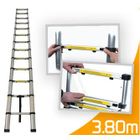 ECHELLE - ESCABEAU Echelle Télescopique 3,80m en Aluminium - Linxor