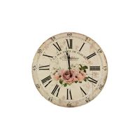 HORLOGE ANCIENNE MURALE LA BOUTIQUE DE FLEURS 58CM HORLOGE ANCIENNE MURALE LA BOUTIQUE DE FLEURS 58CM