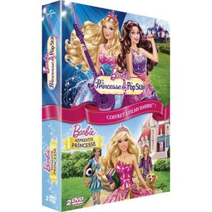 DVD DESSIN ANIME DVD Coffret Barbie  : la princesse et la popsta...