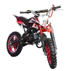 TAOTAO Dirt Bike 50 cc 2 Temps DB10SA Rouge - Moto enfant