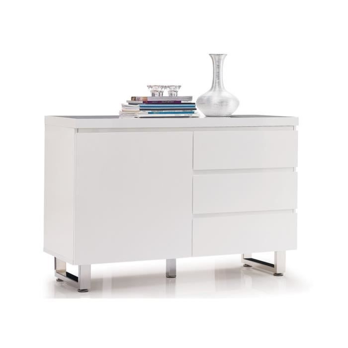 commode 1 porte 3 tiroirs