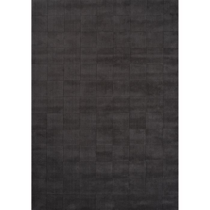 Tapis pour salon uni luzern gris 140x200, par unamourdetapis ... Image de tapis pour salon