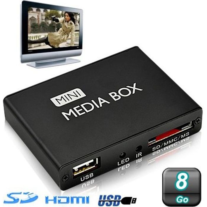 Mini passerelle multimédia lecteur vidéo HD 720…   Achat / Vente