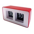 HORLOGE Pendulette Flip Flap rouge
