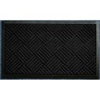 PAILLASSON - DECROTTOIR Tapis d'entrée 45x75 cm carreaux coloris noir