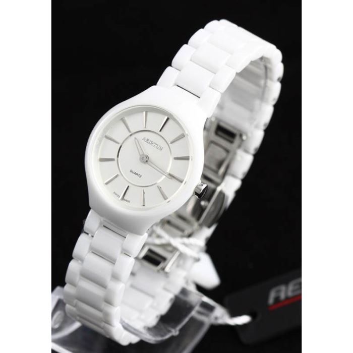 montre femme céramique blanche extra plate 107 , Achat/vente montre