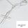 Collier Croix + Infini Argent