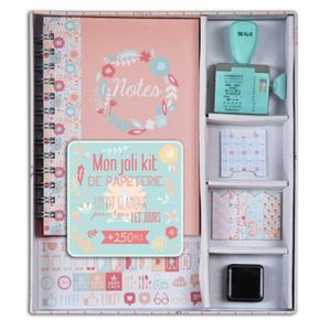 Coffret DIY - Ma jolie papeterie fleurie