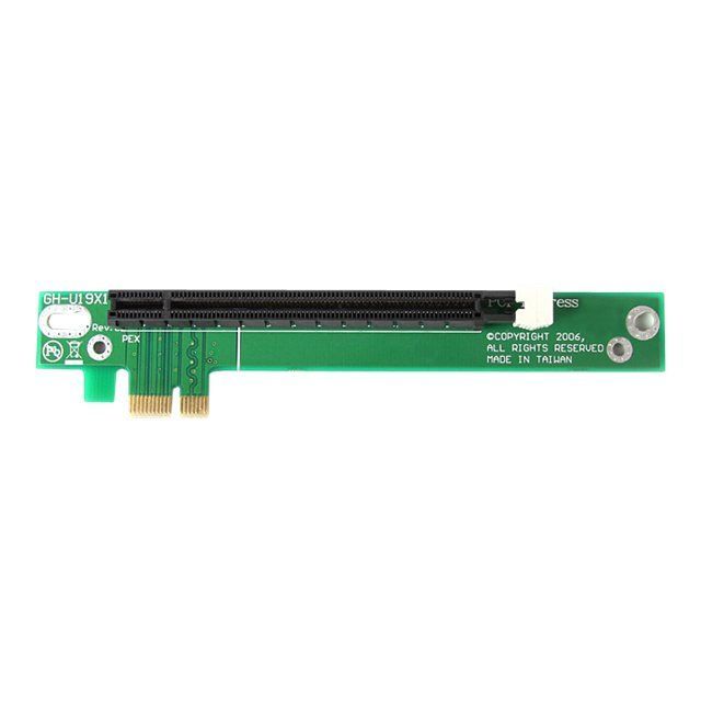 Pcie x1 x16 slot extension adapter