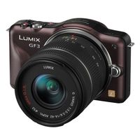 APPAREIL PHOTO NUMERIQUE PANASONIC GF3 14-42mm chocolat