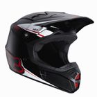 CASQUE FOX Casque Cross V2 Mat Noir/Rouge
