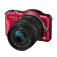 REFLEX PANASONIC GF3 14-42mm rouge