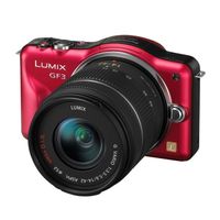 APPAREIL PHOTO NUMERIQUE PANASONIC GF3 14-42mm rouge