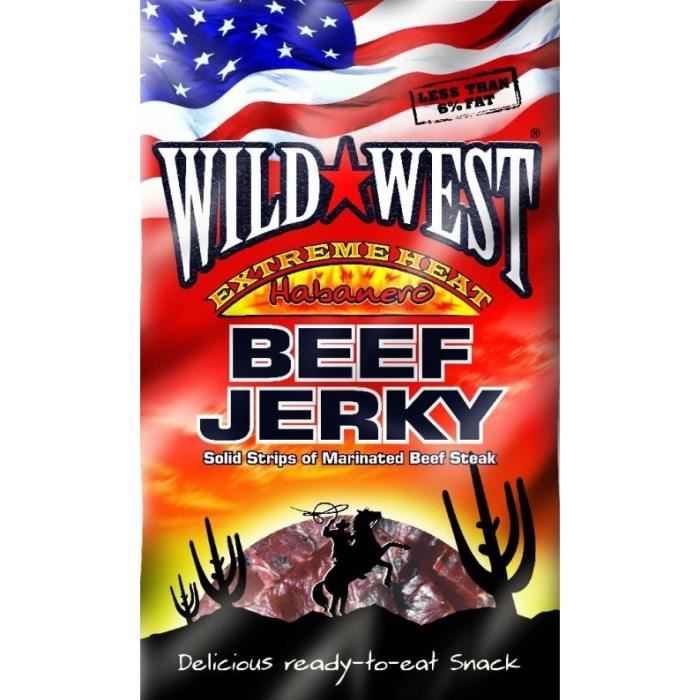 Wild West Beef Jerky Habanero Pièces de boeuf 85g Achat / Vente