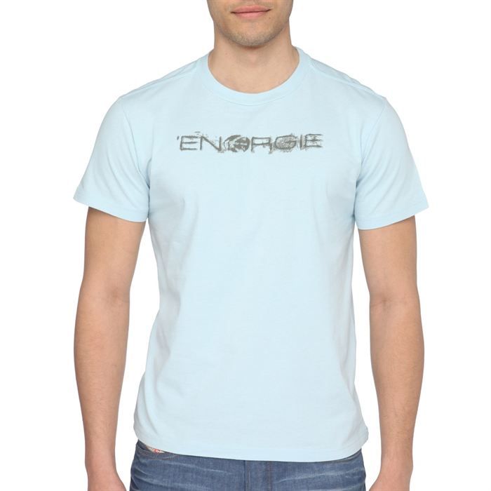 ENERGIE T Shirt Kieffer Homme Bleu ciel   Achat / Vente T SHIRT