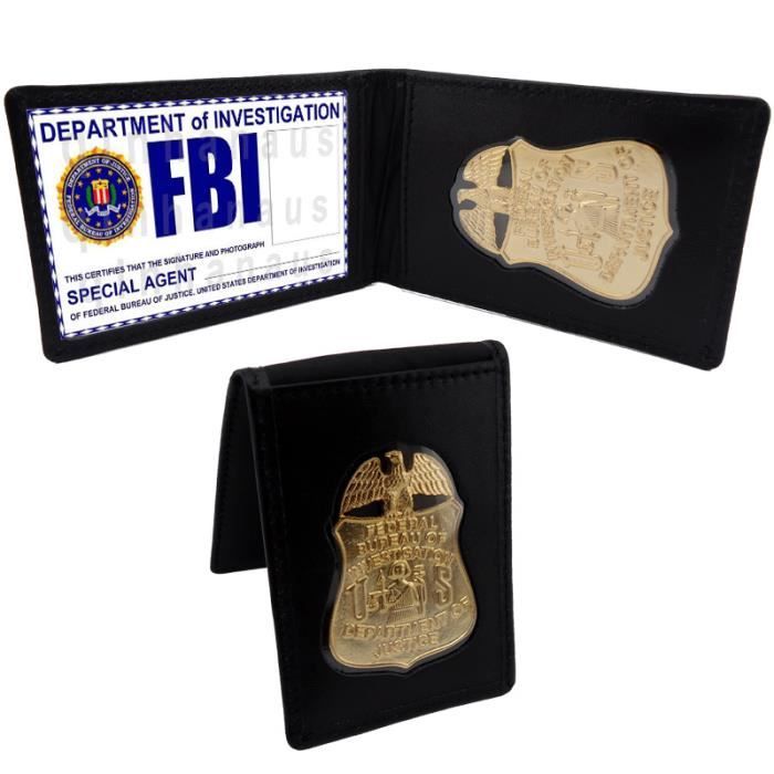 FBI Wallet + FBI Badge - Achat / Vente Porte Carte 2009931946430 ...