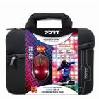 PACK AVANTAGE PORT DESIGNS Housse ordi 10/12'' + souris filaire