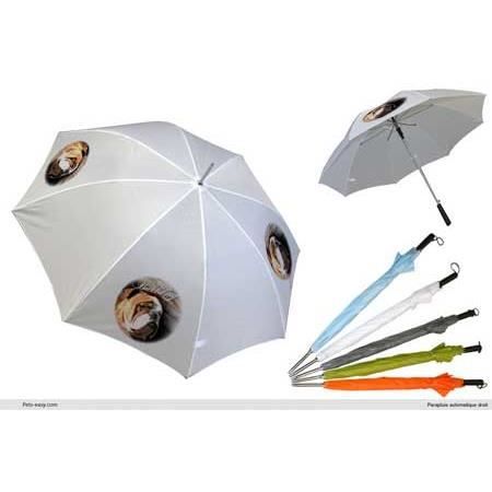Parapluie Bulldog Anglais P Blanc PARAPLUIE de Bouledogue Anglais