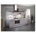  BOX Cuisine 245 cm Grise avec casseroliers