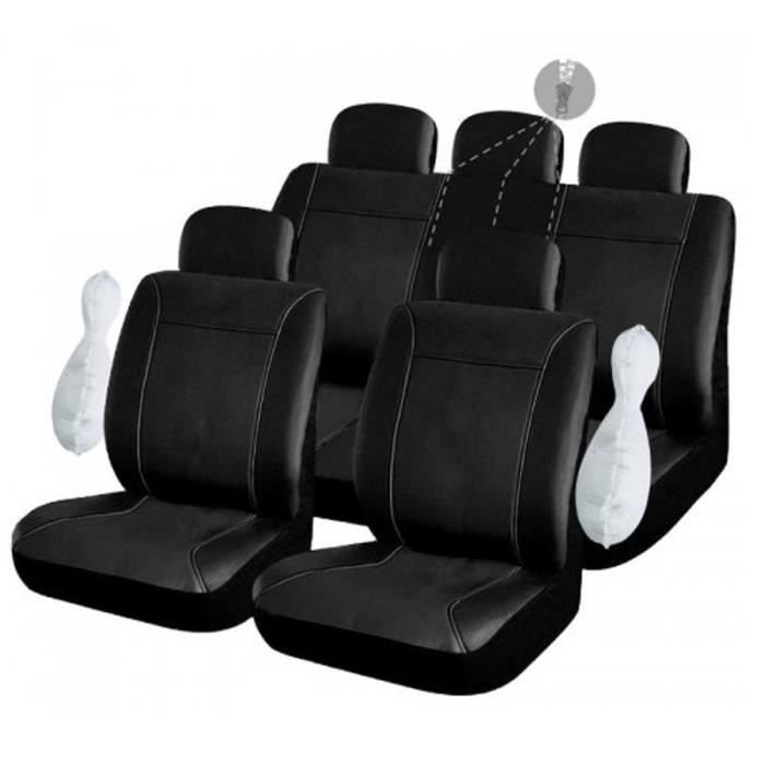 Housse Siège Auto Renault Megane 2017-2022 - 4 Saisons Imperméable Antidérapante - Avant Et Arrière - Tissu Respirant